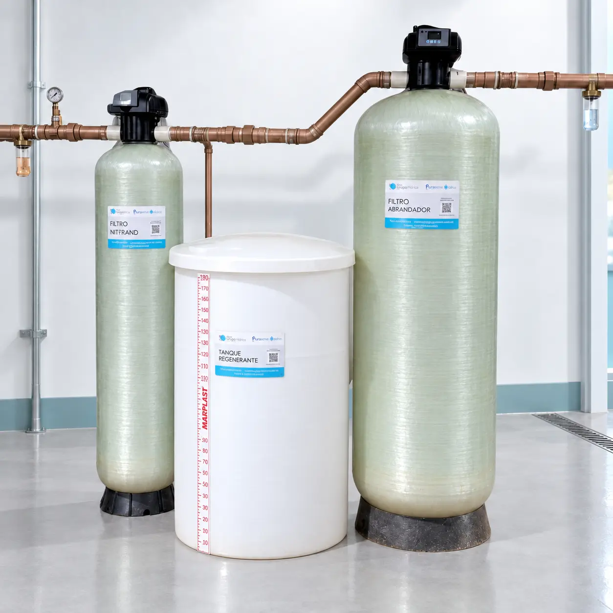 Sistema SST para remoção de ferro e manganês
